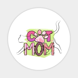 Cat Mom Magnet